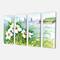 Designart - Blooming Flowers on Summer River - Landscape Artwork Canvas